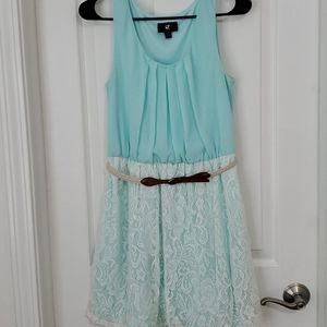 Aqua dress